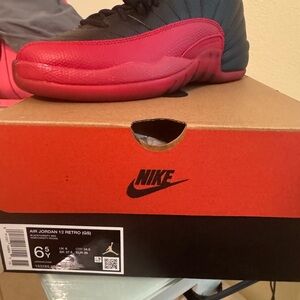Nike Air Jordan 12 Retro Black and Red Shoes